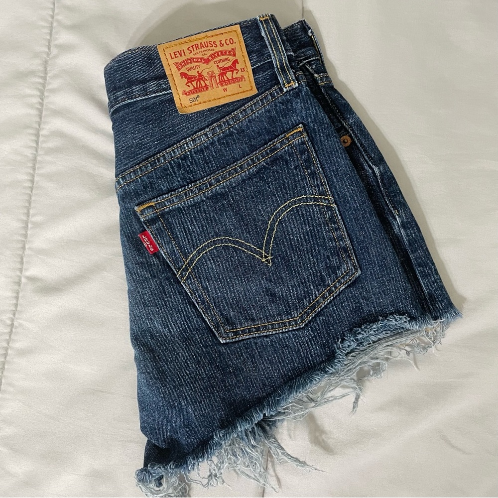 LEVIS 501 Shorts Dark Wash